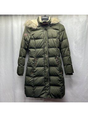 Lauren Ralph Lauren Women's Quilted Litchfield Hooded Down Parka XS